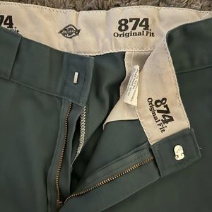 Green 874 Dickies Pants